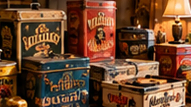 Editorial illustration for Antique Advertising